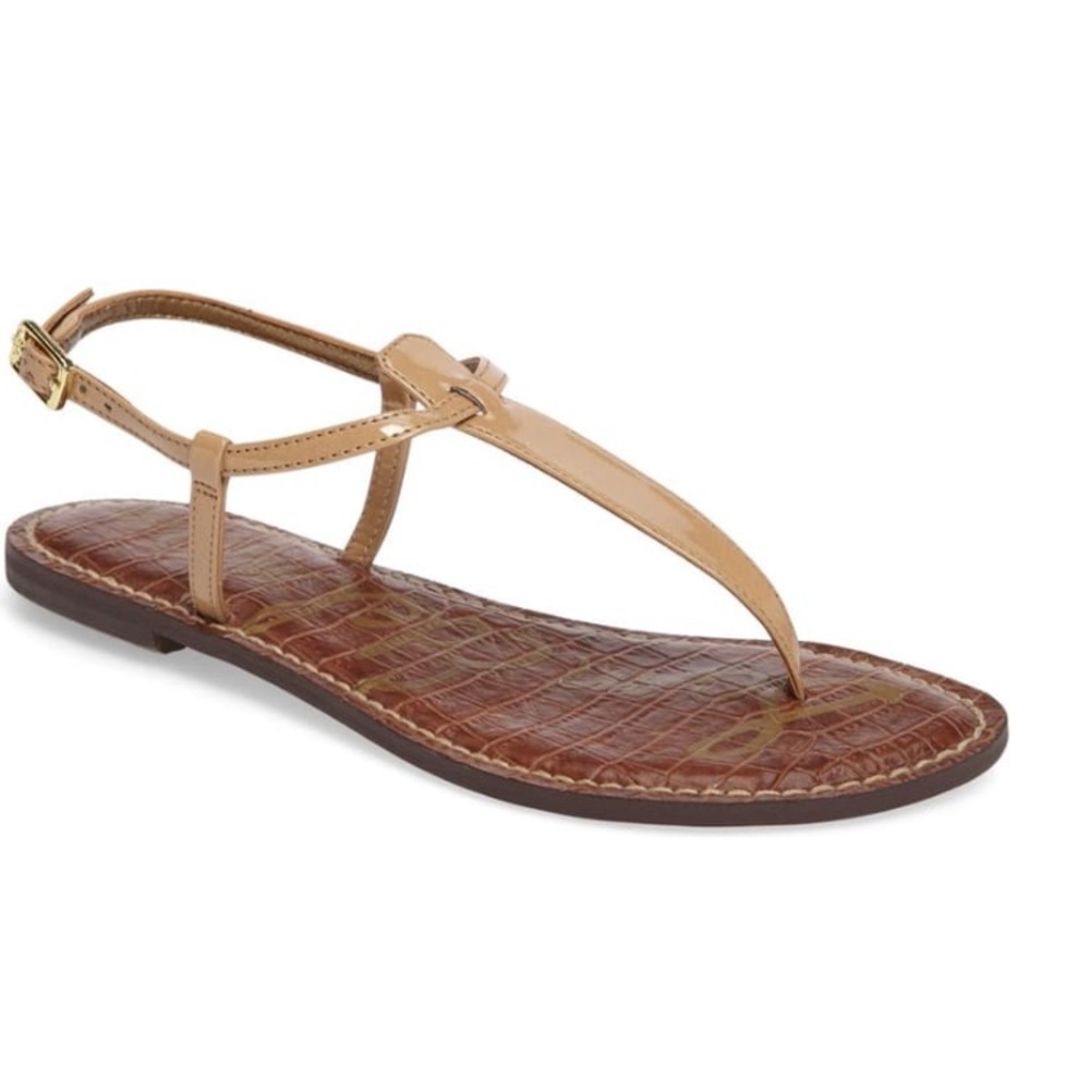 Sam Edelman Gigi Sandal in “Almond”